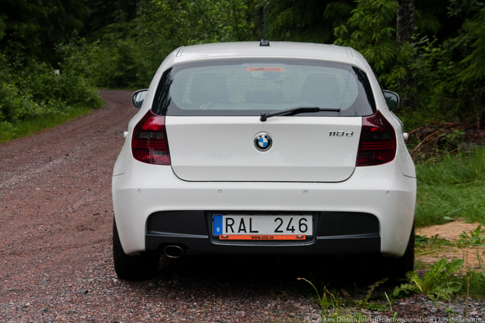 По Швеции на белом BMW 2